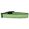 Mirage Pet Products Lime Green Houndstooth Nylon Cat Collar 125-248 CT